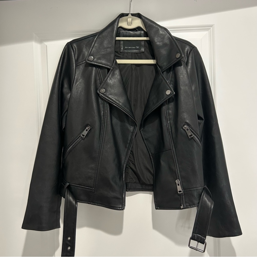 Women's Black Leather Jacket